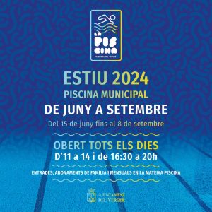 Apertura piscina municipal temporada 2024